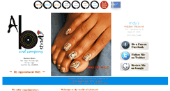 Desktop Screenshot of abstractnails.com
